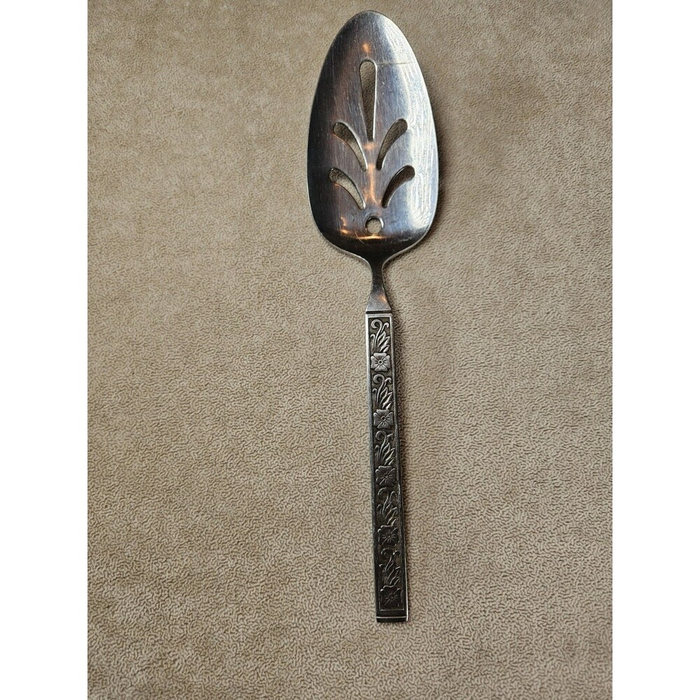 Gold Standard Night Blossom Stainless Steel Large Slotted Spoon